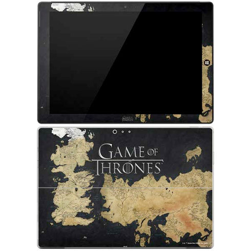 Game of Thrones: Westeros Map Surface Pro 3 Skin